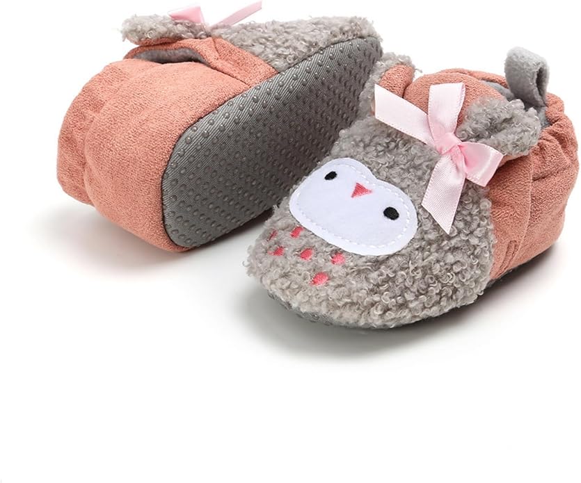 Baby Boys Girls Cotton Booties Non Skid Soft Sock Boots Infant Slippers Newborn - Image 7