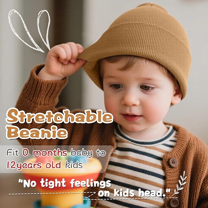 ZOORON Toddler Beanie Baby Beanies - Image 4