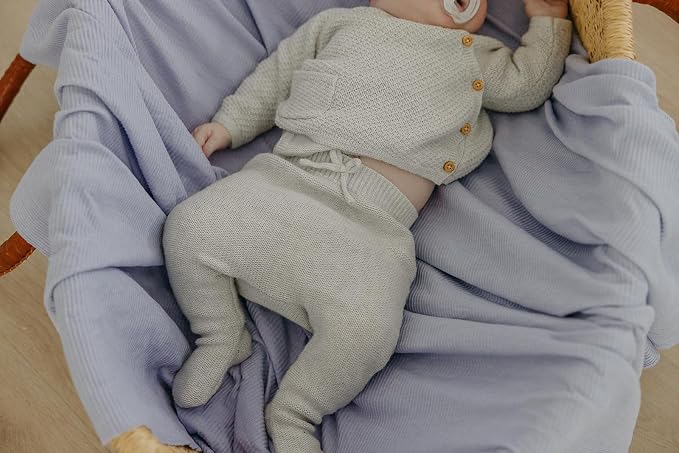 Copper Pearl Swaddle Blankets for Newborns | Soft Stretchy Receiving Blankets - Image 6