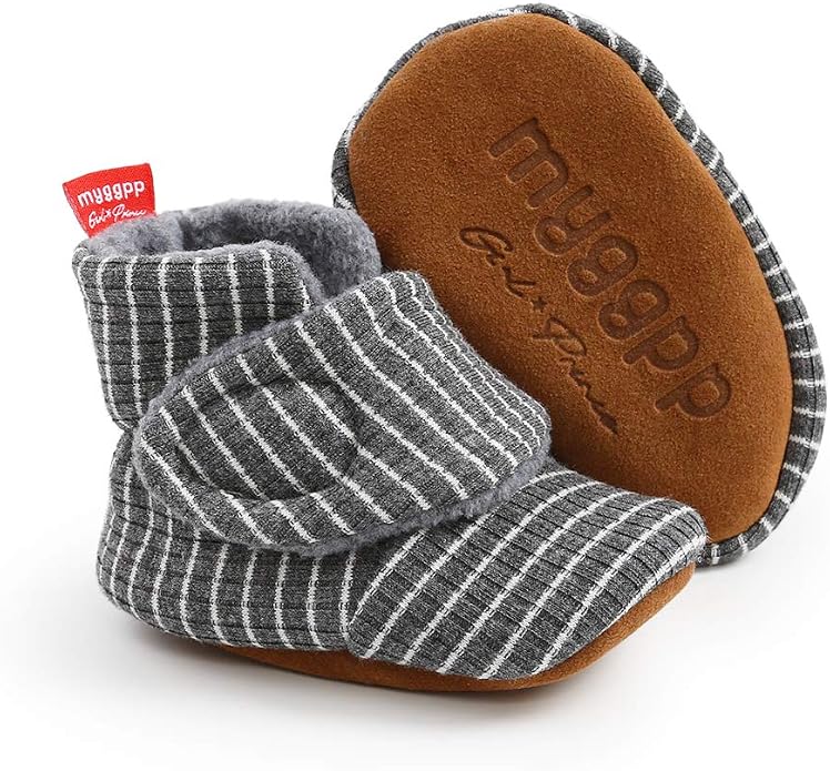 Ohwawadi Infant Baby Slippers Girls Boys Booties Warm Baby Socks Shoes Newborn - Image 7