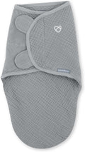 SwaddleMe by Ingenuity Muslin Original Swaddle, 100% Cotton, Size Small/Medium by SwaddleMe%C2%AE