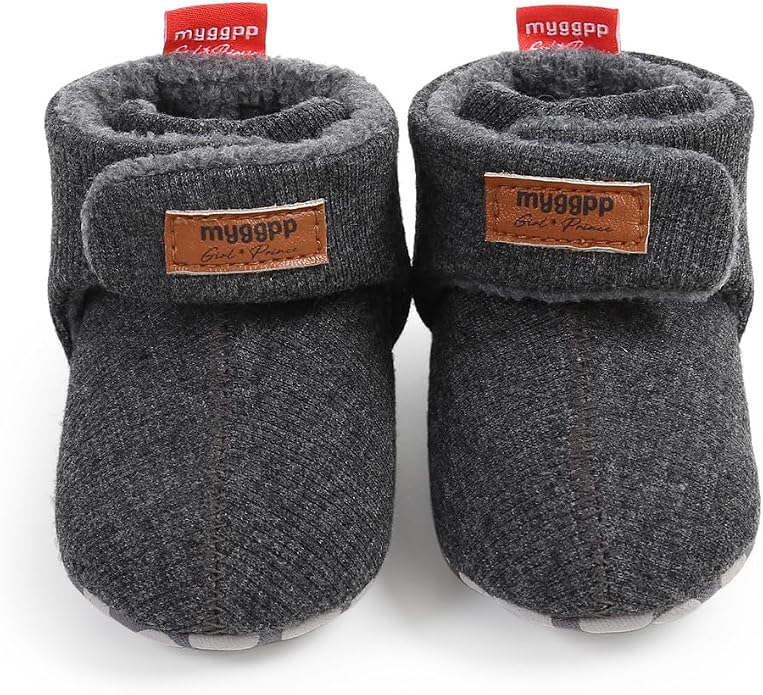 Ohwawadi Infant Baby Slippers Girls Boys Booties Warm Baby Socks Shoes Newborn - Image 5