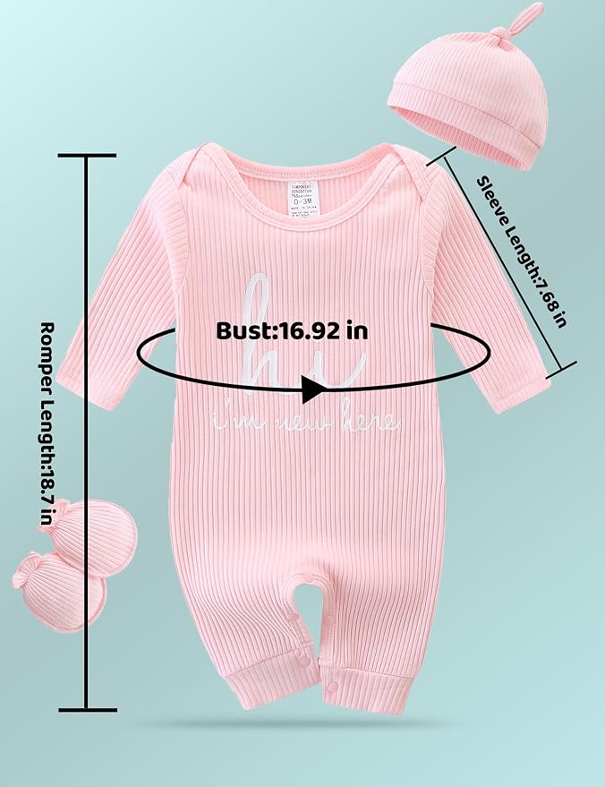 Babymine Newborn Coming Home Outfit Unisex Baby Clothes - Image 7