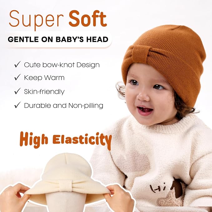 FURTALK Baby Beanie Winter Hat Knitted Warm Hat - Image 4