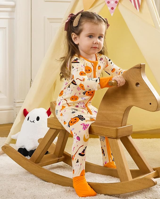 babee Reshinee Viscose derived from bamboo Baby Pajamas Convertible Footie - Image 4