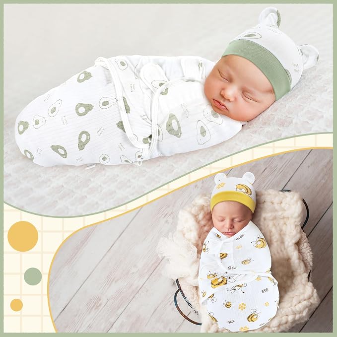 Buryeah 4 Pack Swaddle Blanket Wrap - Image 5