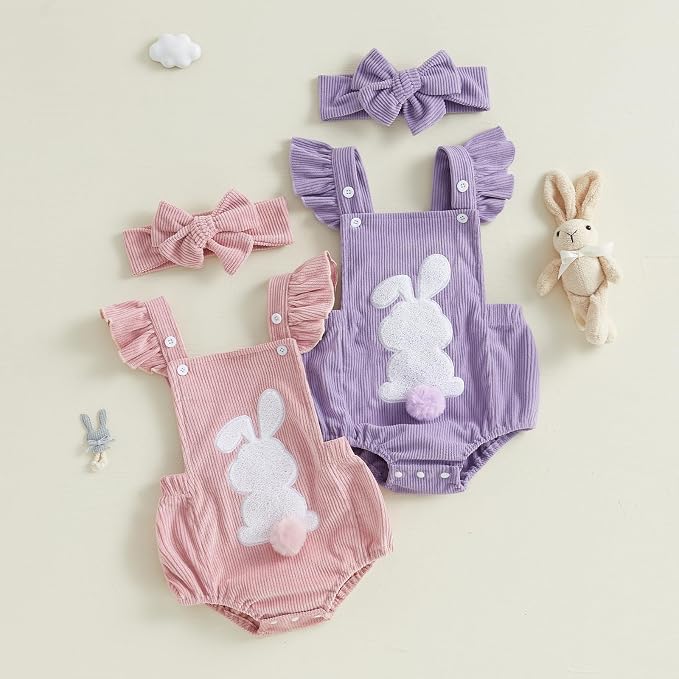 YINGISFITM My First Halloween Baby Girl Outfit Newborn Pumpkin Bubble Romper - Image 2