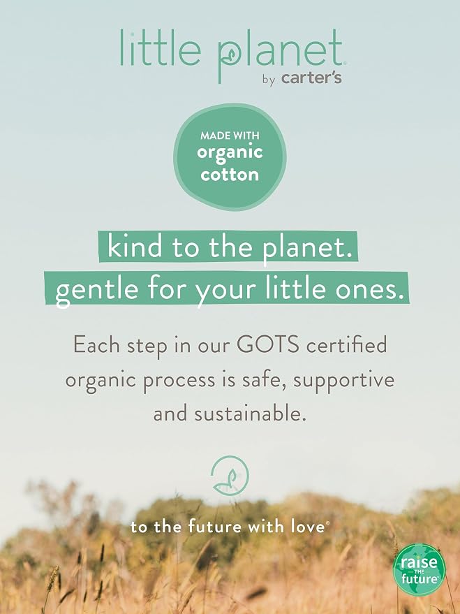 little planet by carter's Unisex Baby Sleep and Play Made - Image 4