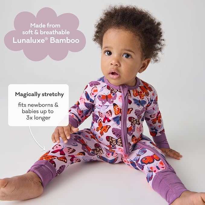 Little Sleepies Pajamas for Baby Boys & Girls, Viscose from Bamboo Baby Pajamas - Image 4