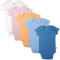 HonestBaby baby-girls 5-pack Short Sleeve Bodysuits One-piece 100% Organic by HonestBaby