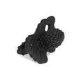 RaZbaby RaZberry Silicone Teether Pacifier – Teething Relief for Infants, Food-Grade, BPA-Free, Hands-Free Design, Natural Berrybumps Fruit Texture for Sensory Development, Freezable – Black