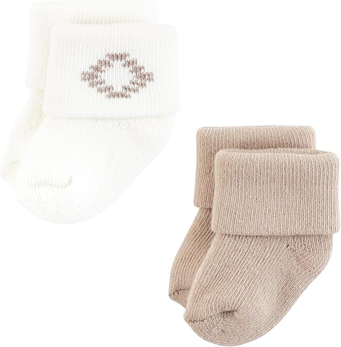 Hudson Baby Baby 8-pack Cotton Rich Newborn and Terry Socks - Image 6