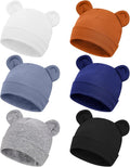 Toulite 6 Pcs Preemie Hats Cotton Preemie Beanies Baby Caps Cute Beanie Bear by Toulite