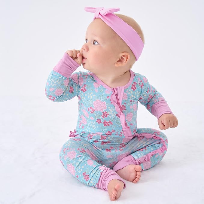 pureborn Baby Sleeper Viscose from Bamboo Zipper Footies 0-24 Months - Image 7