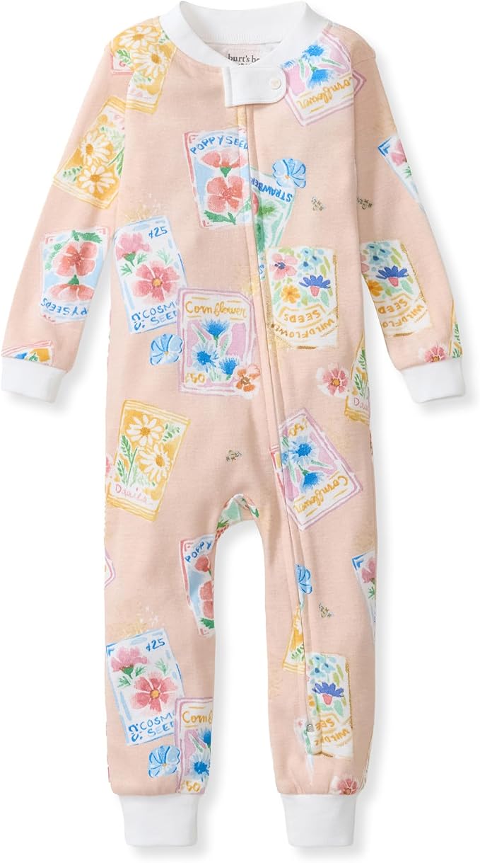 Burt's Bees Baby Unisex Footless Sleeper Pajama, 1-Pc Zip-Up Footie Pajama | by BurtsBeesBaby