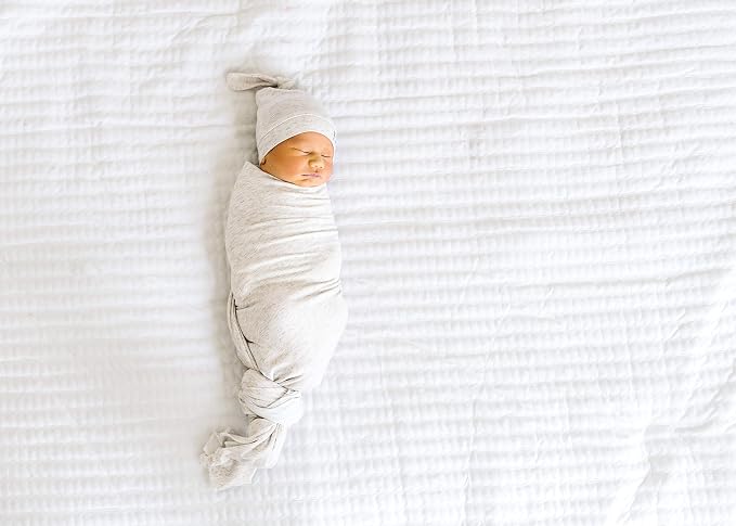 Copper Pearl Swaddle Blankets for Newborns | Soft Stretchy Receiving Blankets - Image 5