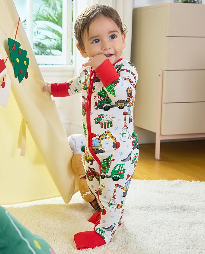 babee Reshinee Bamboo Viscose Baby Footie Pajama, Zipper Sleeper Boys Girls | - Image 3