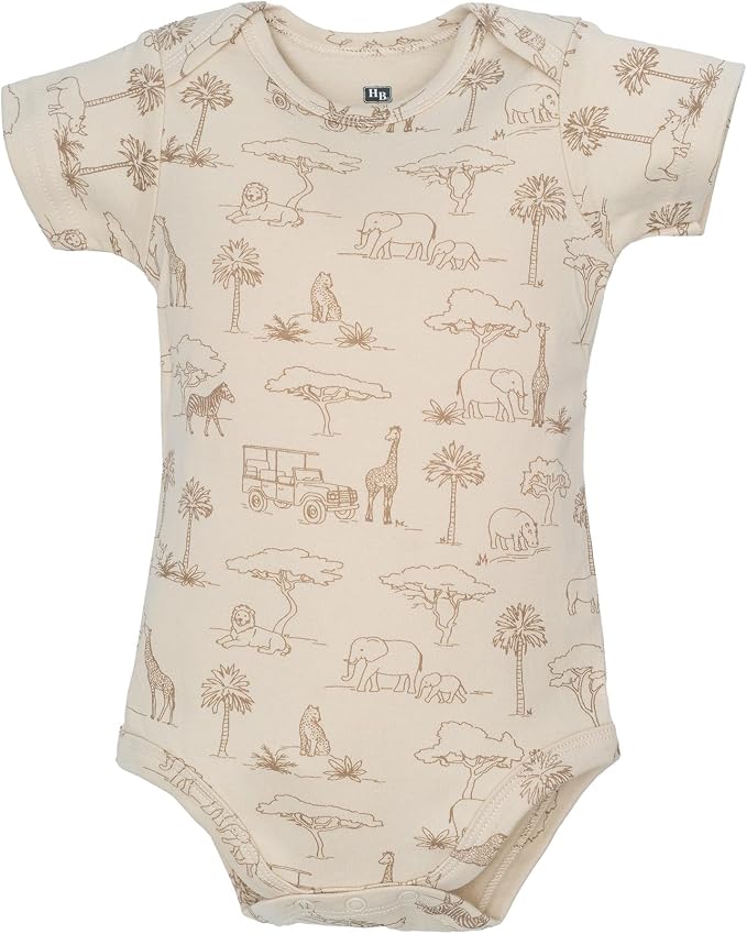 Hudson Baby Infant Boys Cotton Bodysuits 5-Pack - Image 6