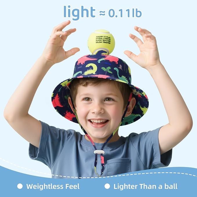 Komorebi Toddler Sun Hat UPF 50+ Kids Beach Bucket Hats Boys Girls 0-8Y | Cute - Image 5