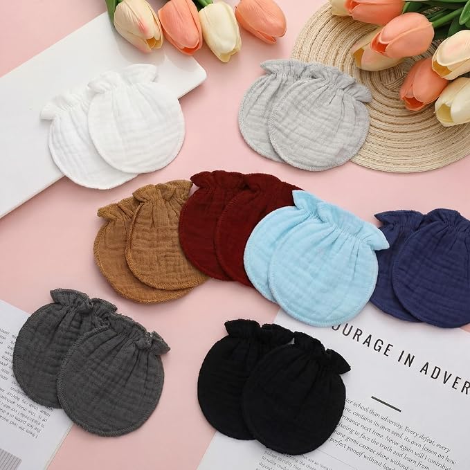 Baby Mittens Newborn No Scratch 0-6 Months - Image 6