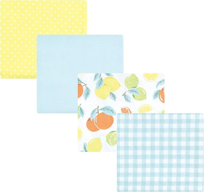 Luvable Friends Little Treasure Flannel Receiving Blankets 4pk by Luvable+Friends