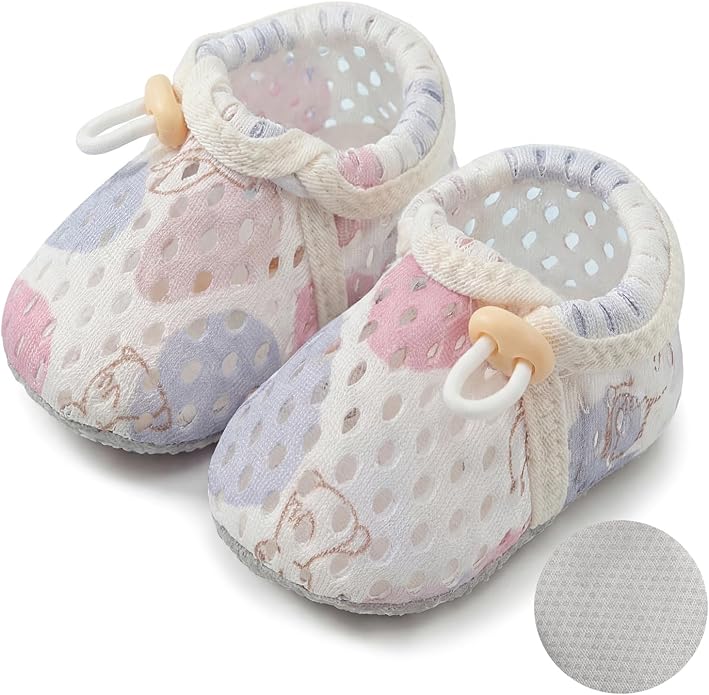 Baby Booties Toddler Cozy First Walking Boots Stay-on Soft Cozy Cotton Non-Slip by HOVELL