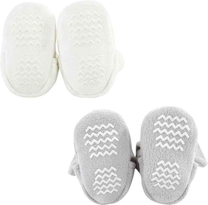 Hudson Baby Baby Animal Fleece Booties 2-pack - Image 5