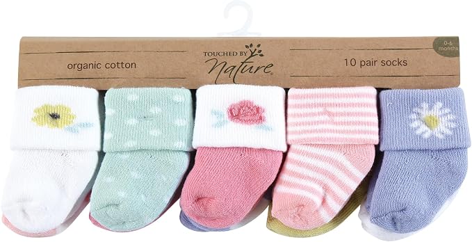 Touched by Nature Unisex Baby Organic Cotton Socks - Image 3