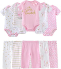 Baby Bodysuit and Pant Set Cotton Ribbed Mix Infant Girl Clothes | Unisex by ZAVBABY