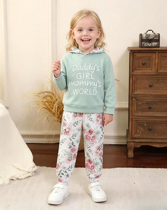 ZOEREA Toddler Girl Clothes Baby little Outfits Fall Winter Cute Sets 1-6T - Image 2
