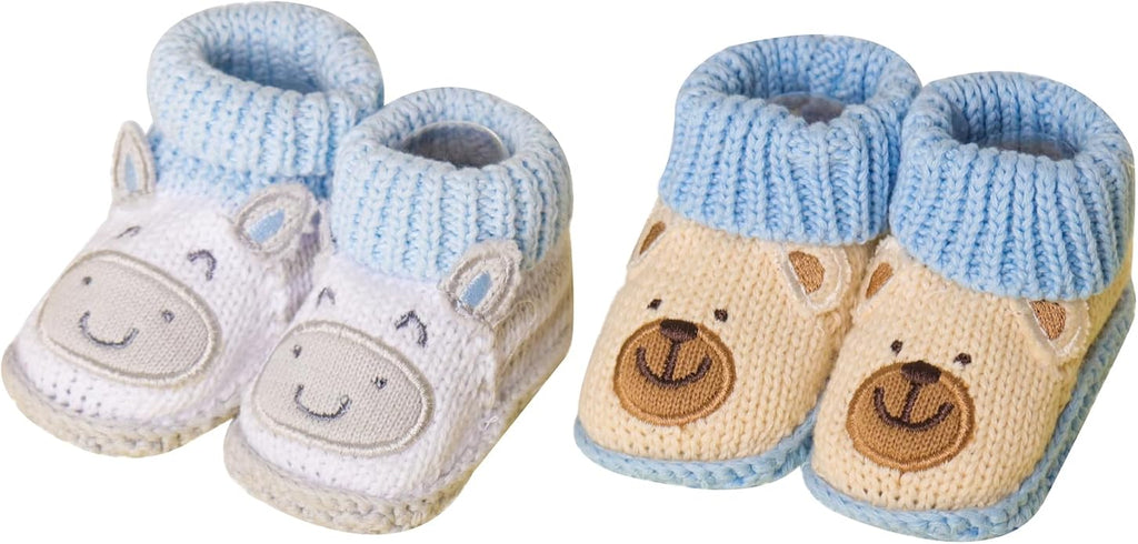 Baby Booties Newborn Infant Hand Crochet Knit Cotton Shoes Booties First by Unknown