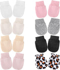 AQOKKA Newborn Baby Mittens No Scratch Cotton Elastic Wrist Gloves Infant by AQOKKA