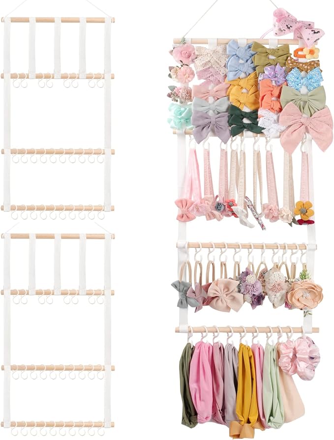 POVETIRE Headband Holder Hair Bows Organizer by POVETIRE