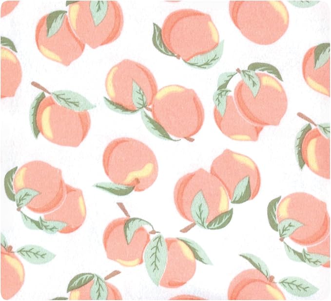 Hudson Baby Unisex Baby Cotton Flannel Receiving Blankets, Sweet Peach - Image 3