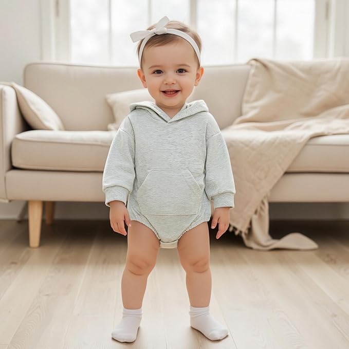 Newborn Halloween Romper Girl Boy Hoodie Romper Sweatshirt | 0-18 Months Baby - Image 2