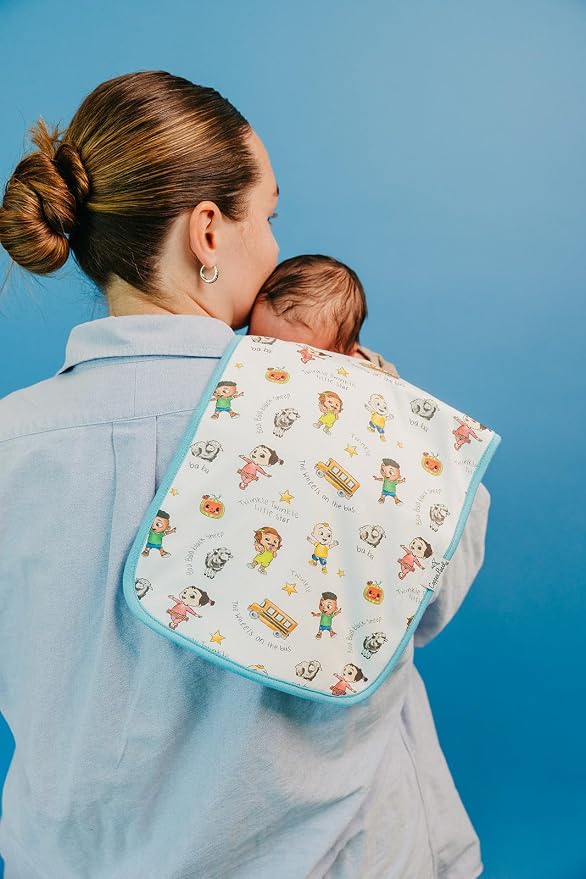 Copper Pearl Baby Burp Cloth Large 21''x10'' Size Premium Absorbent Triple - Image 2