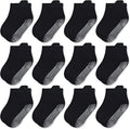 GRPSKCOS Non Slip Toddler Baby Socks 12 Pairs Anti Skid Ankle Socks by GRPSKCOS