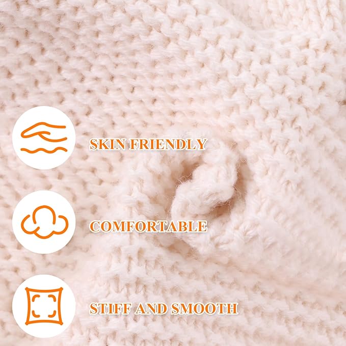 JANGANNSA Basic Winter Baby Boys Beanie Pompom Knitted Girls Hat Kids Earflap Beanies Warm Infant Toddler Hats