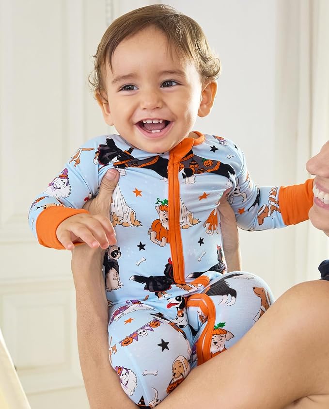 babee Reshinee Bamboo Viscose Baby Footie Pajama, Zipper Sleeper Boys Girls - Image 3