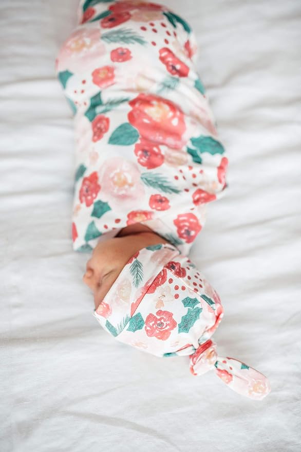 Copper Pearl Swaddle Blankets for Newborns | Soft Stretchy Receiving Blankets - Image 9
