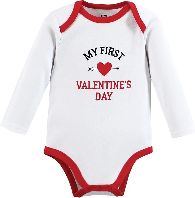 Hudson Baby baby-boys Cotton Long-sleeve Bodysuits 3-pack - Image 3