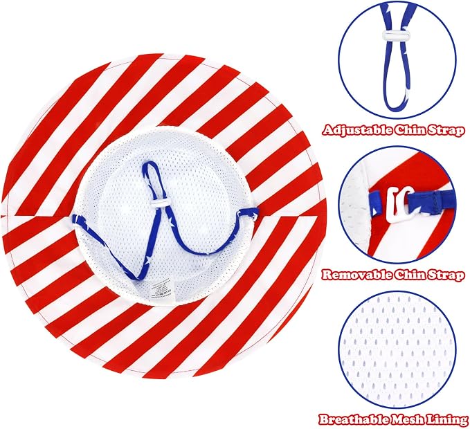 Sarfel Baby Sun Hat Summer Baby Boy Hats UPF 50+ Sun Protection Toddler Hat - Image 3