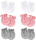 AQOKKA Newborn Baby Mittens No Scratch Cotton Elastic Wrist Gloves Infant by AQOKKA