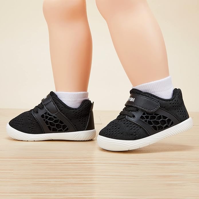 BMCiTYBM Baby Boy Girl Shoes Breathable Mesh Walking Shoes Lightweight Non-Slip Sneakers Infant First Walkers 6 9 12 18 24 Month