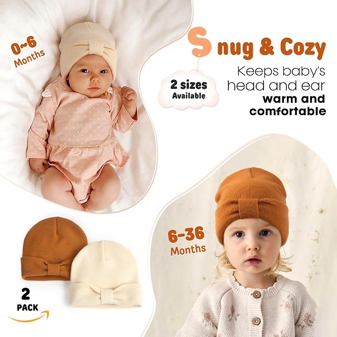 FURTALK Baby Beanie Winter Hat Knitted Warm Hat - Image 5