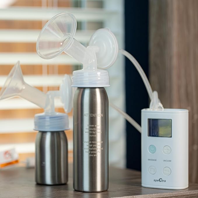 CERES CHILL OG Breastmilk Chiller Bundle with Straw Lid & Infuser – 12–34oz Portable Breast Milk Cooler & 2 Storage Bottles with Universal Pump Adapters – La Vie en Rose Gold - Special Edition