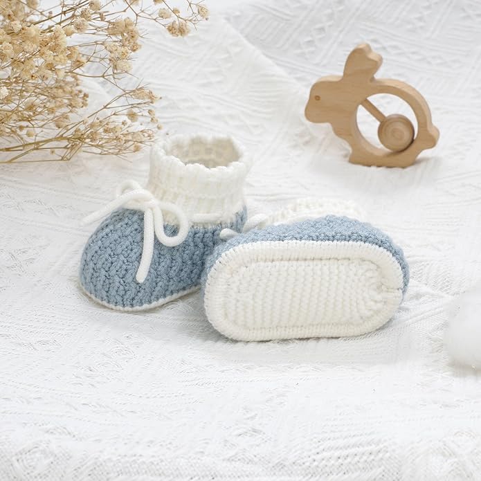 Baby Booties Knitted Newborn First Soft Sock | Crib Warm Shoes - Image 6