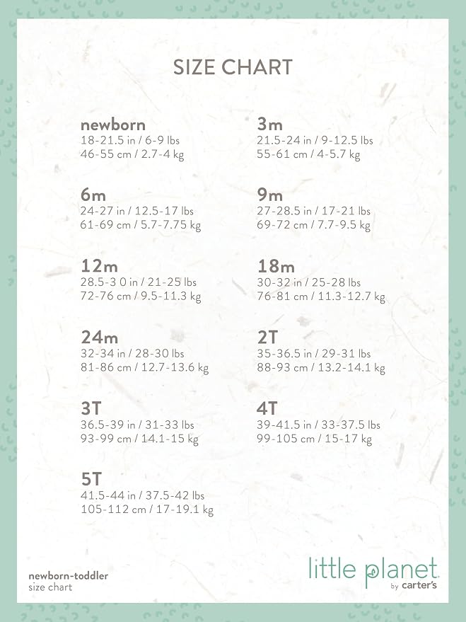 little planet by carter's Baby 2-piece Pajamas Made - Image 4