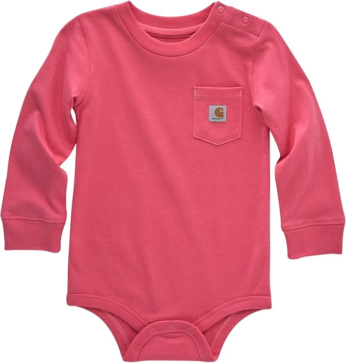 Carhartt Long-Sleeve Pocket Bodysuit | 100% Cotton | Made From Breathable by Carhartt