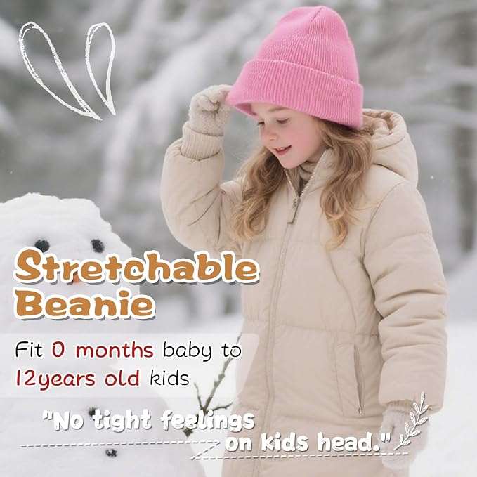 ZOORON Toddler Beanie Baby Beanies - Image 4